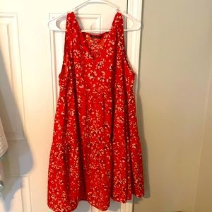 Brand new Shein red floral Sun dress